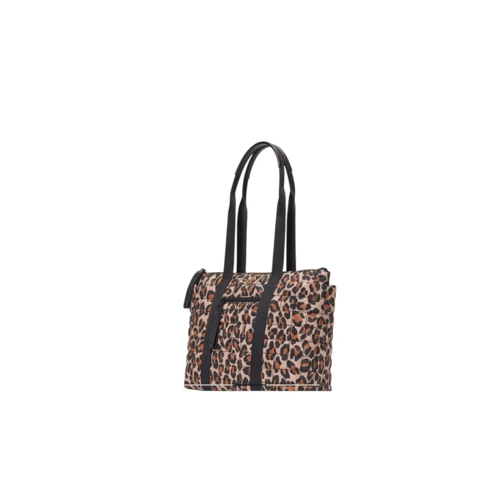 Kate Spade Camden‎ Spotted Leopard XL Tote Bag Brown NWT